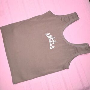 SHEIN Brown Tank Top - City of Angels